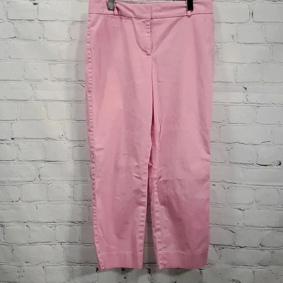 Talbots Pants - Talbots Womens Curvy Fit Pink Flat Front Size 6